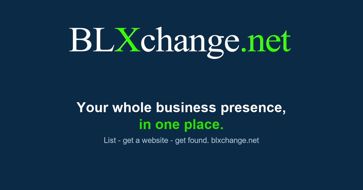 BLXchange - The Business Listing Xchange